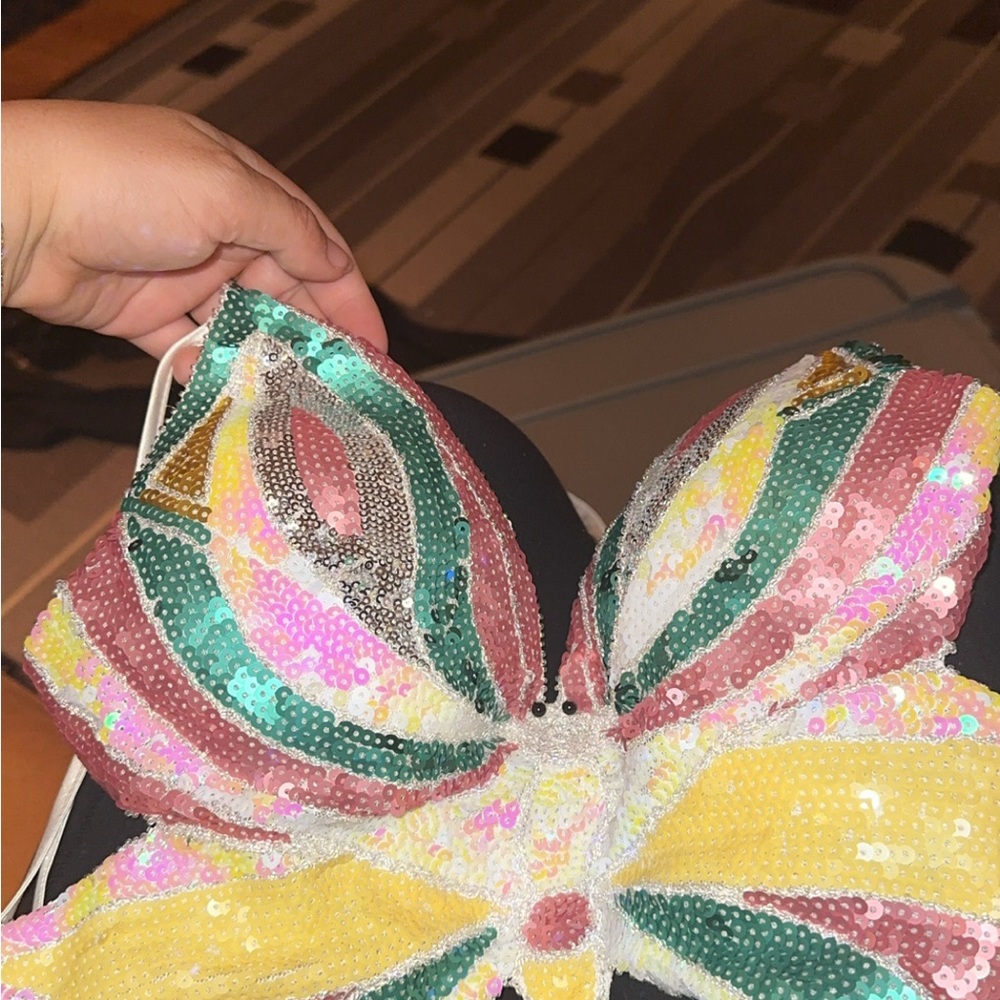 Butterfly Colorful Sequin top